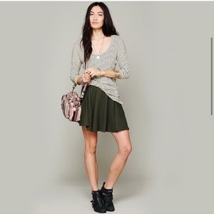 We the Free- Free People Skater Skirt with Pockets